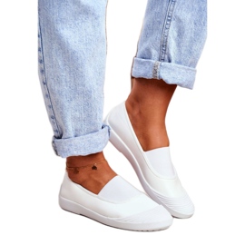 LU BOO Sneakers Slip On Slip-on Sneakers Blanc Justy blanche 1 LU BOO Sneakers Slip On Slip-on Sneakers Blanc Justy blanche 1