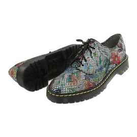 Richelieu Femme Richelieu Cuir Fleurs Maciejka 04087-43 multicolore 5 Richelieu Femme Richelieu Cuir Fleurs Maciejka 04087-43 multicolore 5