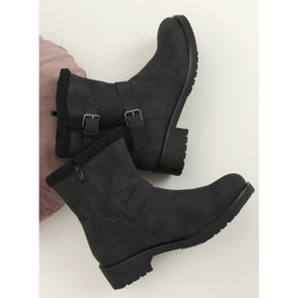 Bottines femme noires noir 99-12 Noir le noir 2