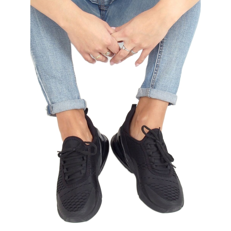 Noir HY104 Chaussures de sport noires 1