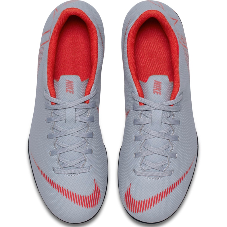 Nike Mercurial Vapor 12 Club Mg Jr AH7350 060 chaussures de football multicolore gris 1