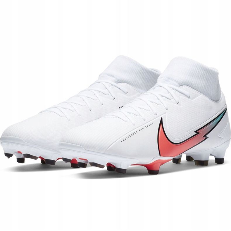 Chaussure de football Nike Mercurial Superfly 7 Academy FG / MG M AT7946 163 blanche 1 Chaussure de football Nike Mercurial Superfly 7 Academy FG / MG M AT7946 163 blanche 1