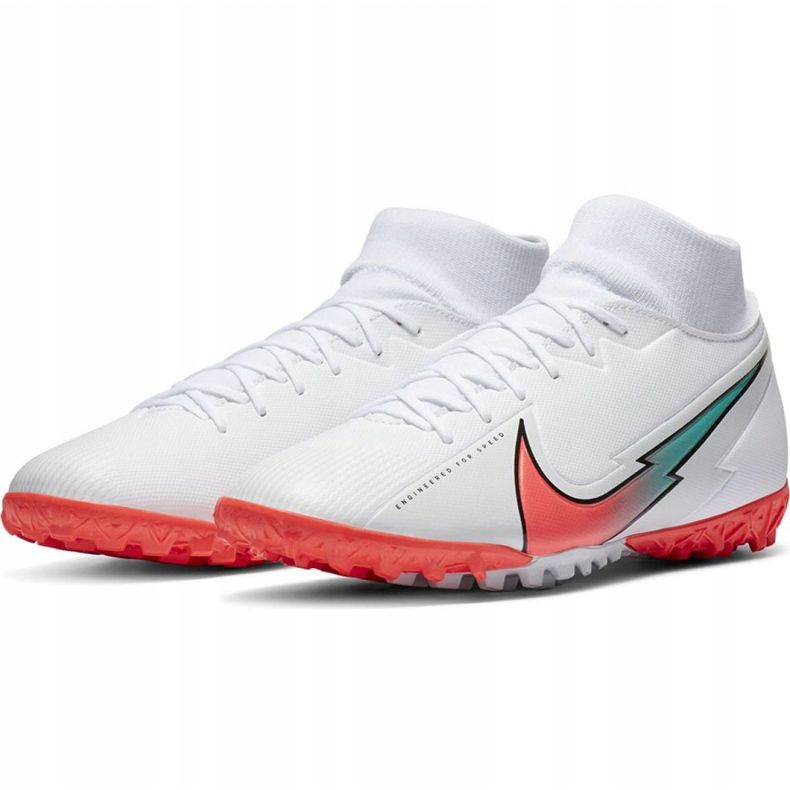Chaussure de football Nike Mercurial Superfly 7 Academy M Tf AT7978 163 blanche 2
