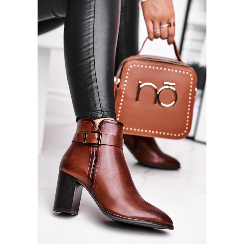 Bottines Femme À Talons Hauts Sergio Leone Marron BT509 brun 1 Bottines Femme À Talons Hauts Sergio Leone Marron BT509 brun 1