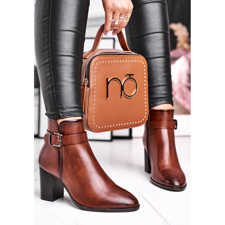 Bottines Femme À Talons Hauts Sergio Leone Marron BT509 brun 2 Bottines Femme À Talons Hauts Sergio Leone Marron BT509 brun 2