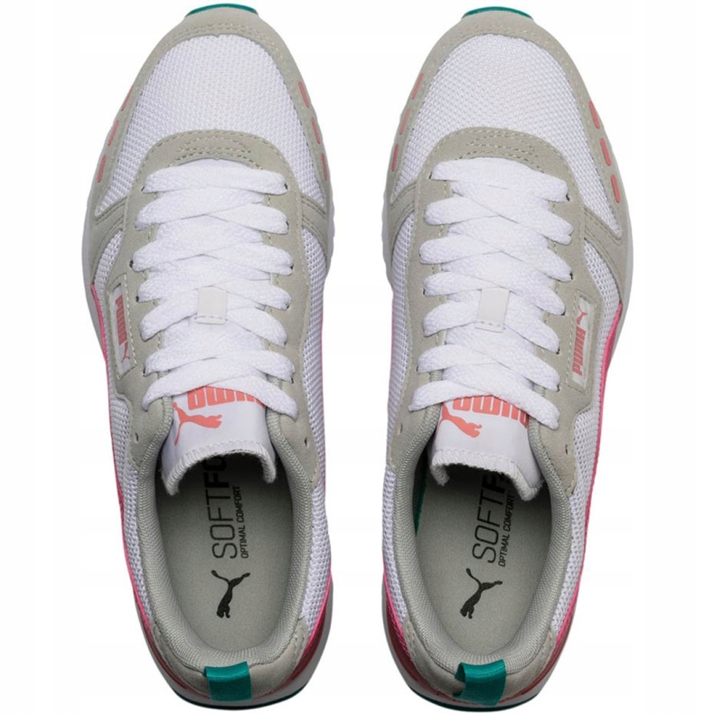 Chaussures femme Puma R78 W 373117 12 beige blanc orange rose vert 2