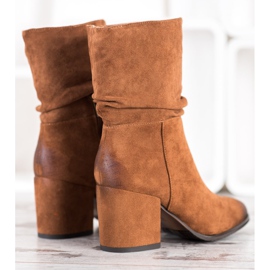 Bottines VINCEZA camel brun multicolore 3