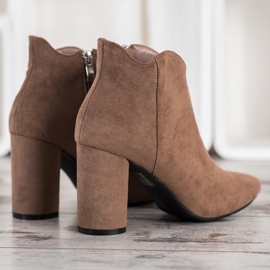 Filippo Bottes en daim élégantes brun 3