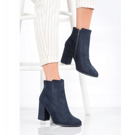 SHELOVET Bottes bleu marine sur un pilier 1