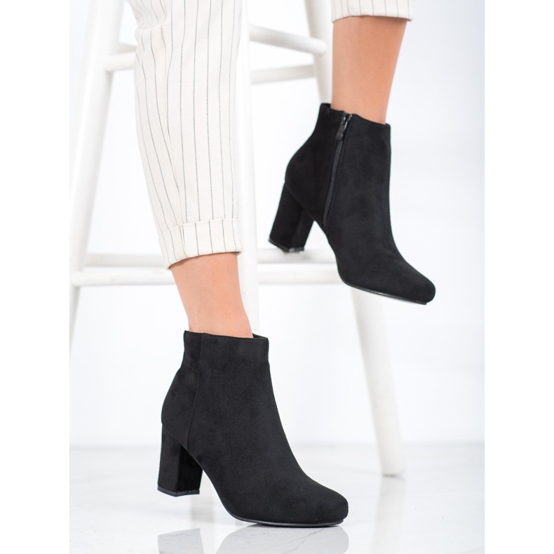 Laura Mode Bottes classiques sur un poteau le noir 2