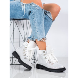 Bello Star Trappeurs d'argent blanc 1