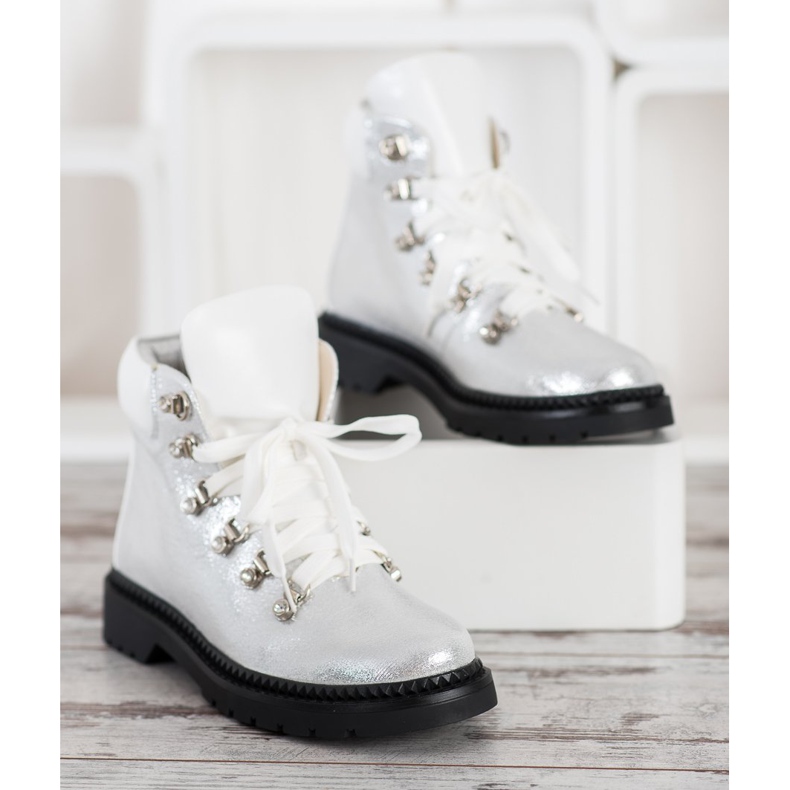 Bello Star Trappeurs d'argent blanche 2 Bello Star Trappeurs d'argent blanche 2