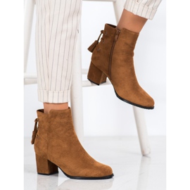 SHELOVET Bottes À Franges brun 1