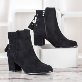 SHELOVET Bottes À Franges le noir 1