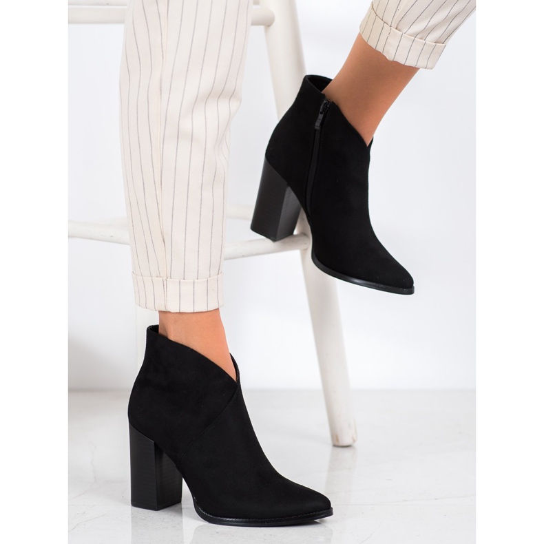 Filippo Bottes élégantes sur un poteau le noir 2 Filippo Bottes élégantes sur un poteau le noir 2