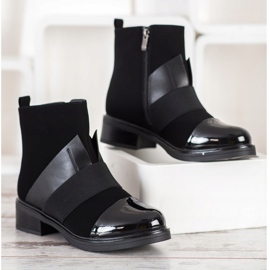 ENPLUS Bottines à la mode noires le noir 3