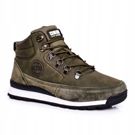 Chaussures de trekking pour femmes Big Star Kaki GG274617 gris vert 1