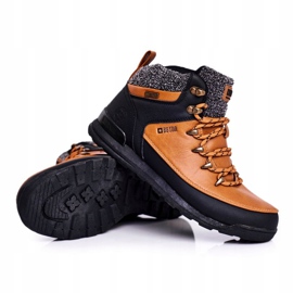 Chaussures de trekking pour femmes Big Star Camel GG274619 le noir jaune 2