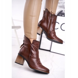 Bottines Femme Talon Haut Maciejka Marron 04757-02 brun 1
