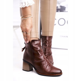 Bottines Femme Talon Haut Maciejka Marron 04757-02 brun 2