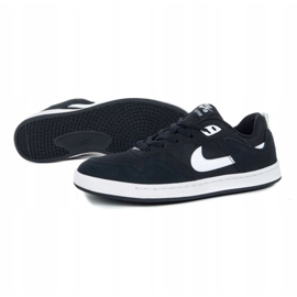 Chaussures Nike Sb Alleyoop M CJ0882-001 blanche le noir 1