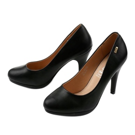 Escarpins noirs classiques YS-190 2