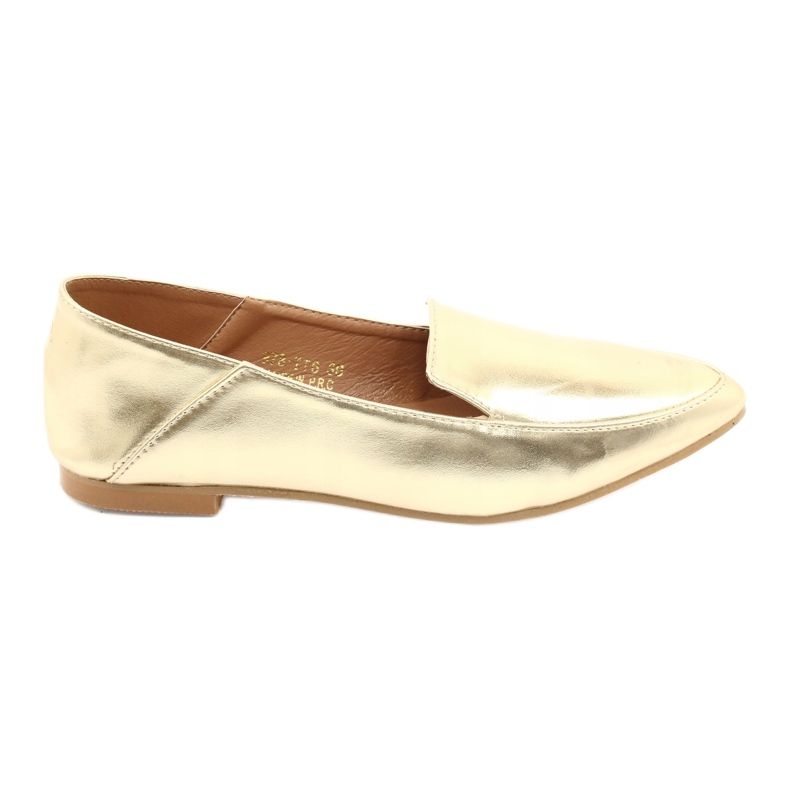 Mocassins Femme Miroir Doré Lu Boo Mireldo d'or 5