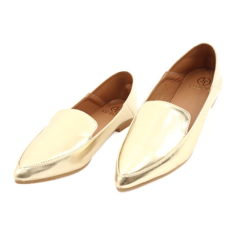 Mocassins Femme Miroir Doré Lu Boo Mireldo d'or 6
