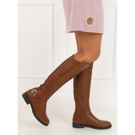 Bottines femme camel H9208 Camel brun 3