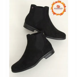 Bottines Chelsea noires pour femmes 8B957 Noir 1
