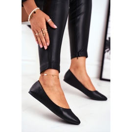 PS1 Ballerines Élégantes Femme Noir Maude 1