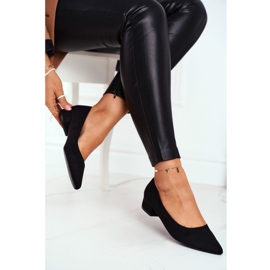 PS1 Ballerines Noires Femme En Daim Elivia le noir 3