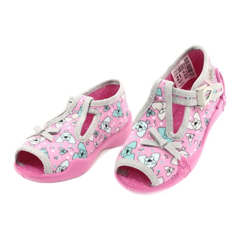 Chaussures enfant Befado 213P120 rose argent gris 4 Chaussures enfant Befado 213P120 rose argent gris 4