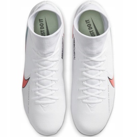 Chaussure de football Nike Mercurial Superfly 7 Academy FG / MG AT7946 163 blanche blanche 1