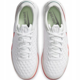 Nike Tiempo Legend 8 Academy Ic AT6099 163 chaussures de football blanche blanche 1