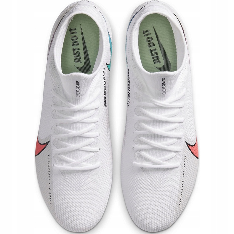 Chaussure de football Nike Mercurial Superfly 7 Pro Fg AT5382 163 blanc blanc 1