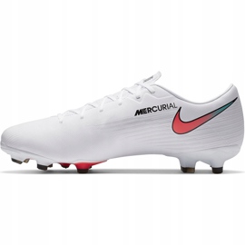 Chaussure de football Nike Mercurial Vapor 13 Academy FG / MG AT5269 163 blanche blanche 1