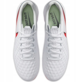 Chaussure de football Nike Tiempo Legend 8 Academy FG / MG AT5292 163 blanc blanc 1
