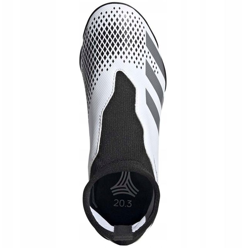 Chaussures de foot Adidas Predator 20.3 Ll Tf Junior FW9211 blanc blanc 1