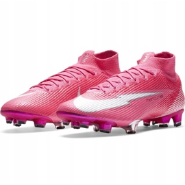 Nike Mercurial Superfly 7 Elite Km Fg DB5604 611 chaussures de football rose rose 3