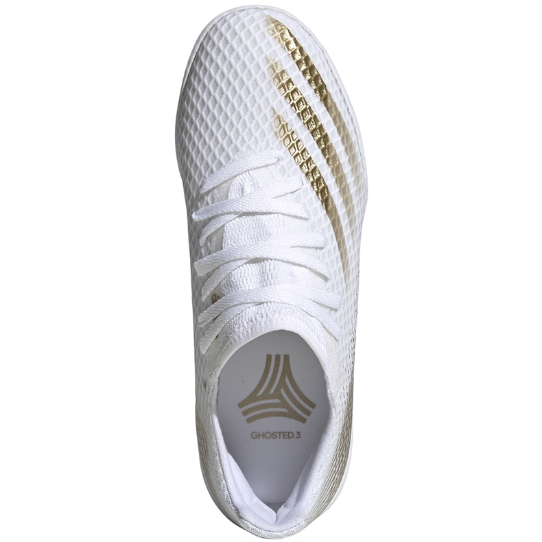 Adidas X GHOSTED.3 In Junior EG8225 chaussures de football blanc blanc 1