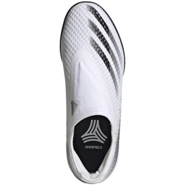 Chaussures de foot Adidas X GHOSTED.3 Ll Tf Junior EG8150 ['blanc'] blanc 1