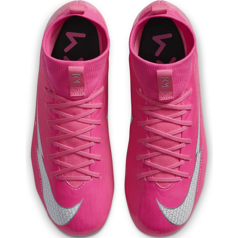 Chaussures de football Nike Mercurial Superfly 7 Academy Km FG / MG Junior DB5609 611 rose rose 1
