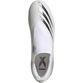 Chaussures de foot Adidas X GHOSTED.3 Ll Fg EG8165 blanc blanc 1