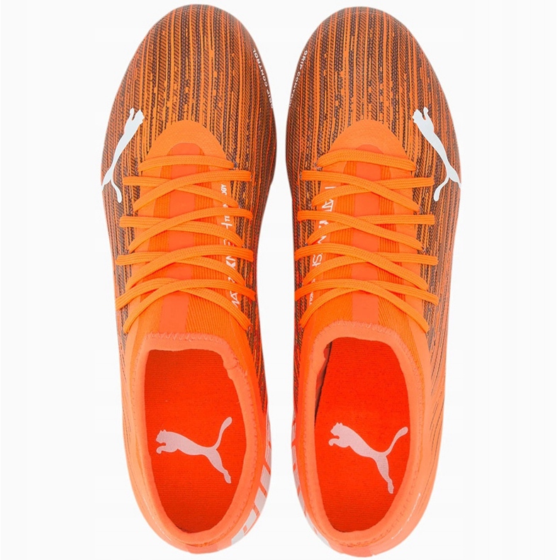 Chaussures de football Puma Ultra 3.1 Fg Ag 106086 01 orange orange 1