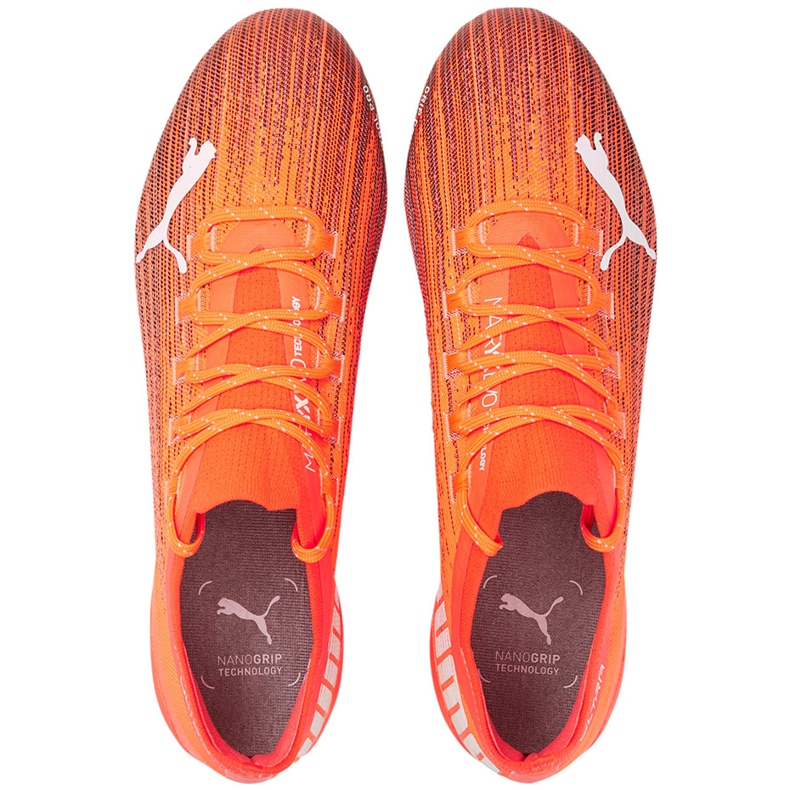Chaussures de football Puma Ultra 1.1 Fg Ag 106044 01 orange orange 2