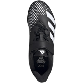 Chaussures de foot Adidas Predator 20.4 H&amp;L Tf Jr FW9225 noir noir 1