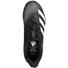 Chaussures de foot Adidas Predator 20.4 Tf Junior FW9223 noir noir 1