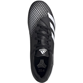 Chaussures de foot Adidas Predator 20.4 Tf FW9205 noir noir 1