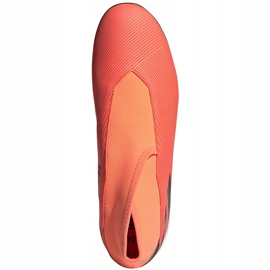 Adidas Nemeziz 19.3 Ll Tf chaussures de football orange EH0277 1